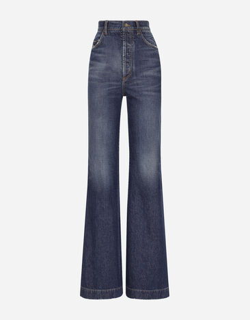 Dolce & Gabbana Flared denim jeans Blue F9R74DG8KT0