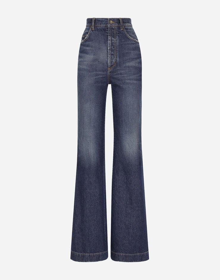 Dolce & Gabbana Расклешенные джинсы из денима синий FTC3RDG8KF5