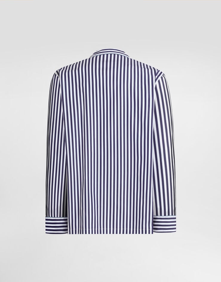 Dolce & Gabbana Bata Vanity en popelina con diseño a rayas Multicolor G2WH1TFR52G