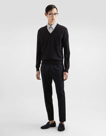 Dolce & Gabbana Cashmere pullover Blue GXY07TJBW05
