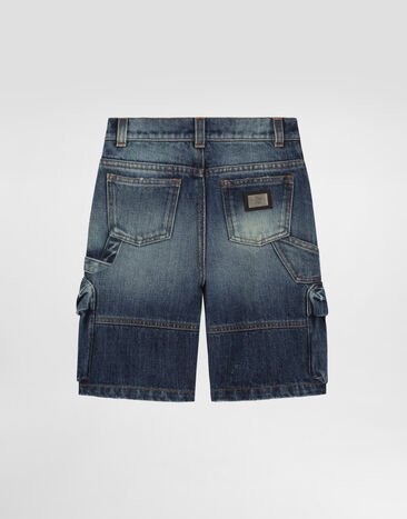 Dolce & Gabbana Denim bermuda shorts Multicolor L44Q13LDD81