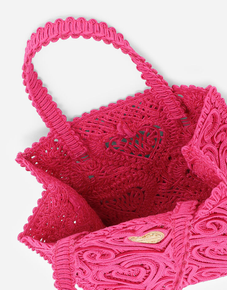 Dolce & Gabbana Cordonetto shopper Fuchsia BB7183AW717