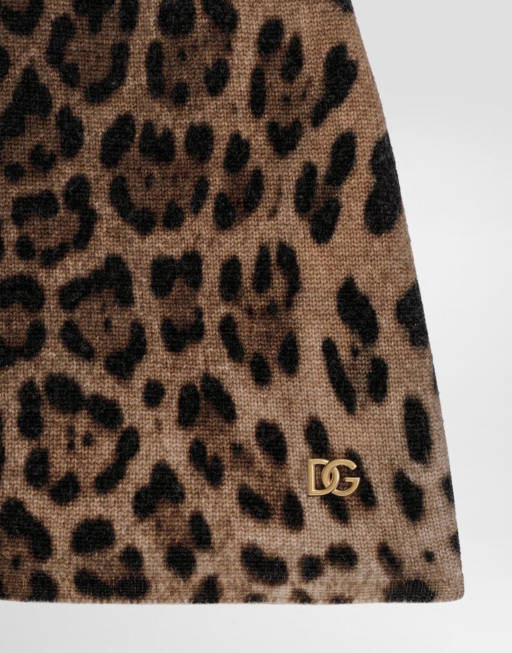 Dolce & Gabbana Wool printed skirt Print L5KI05JDVDT