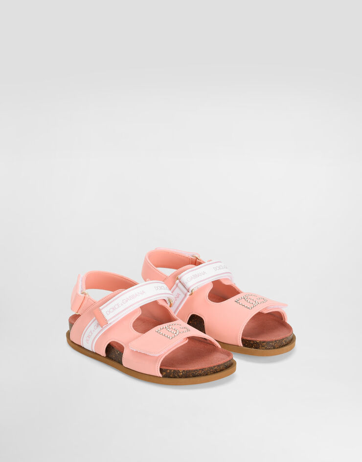 Dolce & Gabbana Sandal with rhinestones Pink D11331A3G64