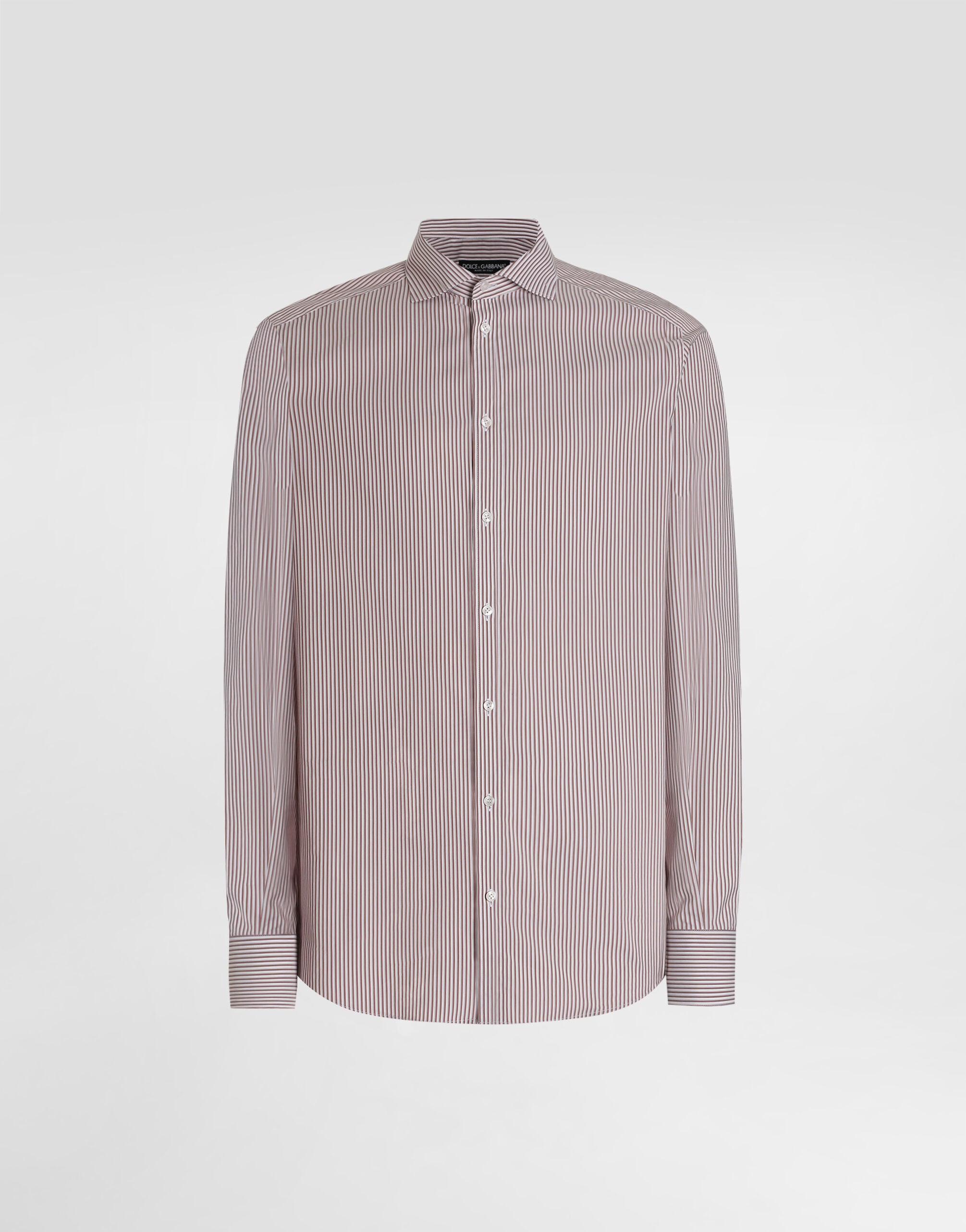 Striped cotton martini shirt