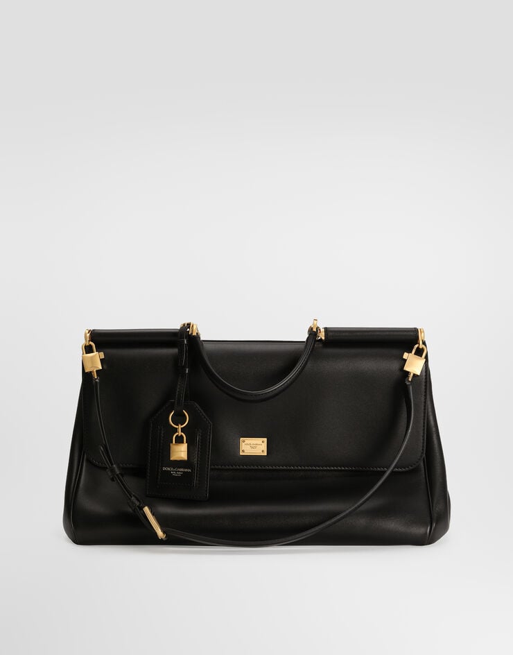Dolce & Gabbana Bolso de mano My Sicily en piel de becerro plongé Dolce & Gabbana Bolso de mano My Sicily en piel de becerro plongé Black BB7814B7321