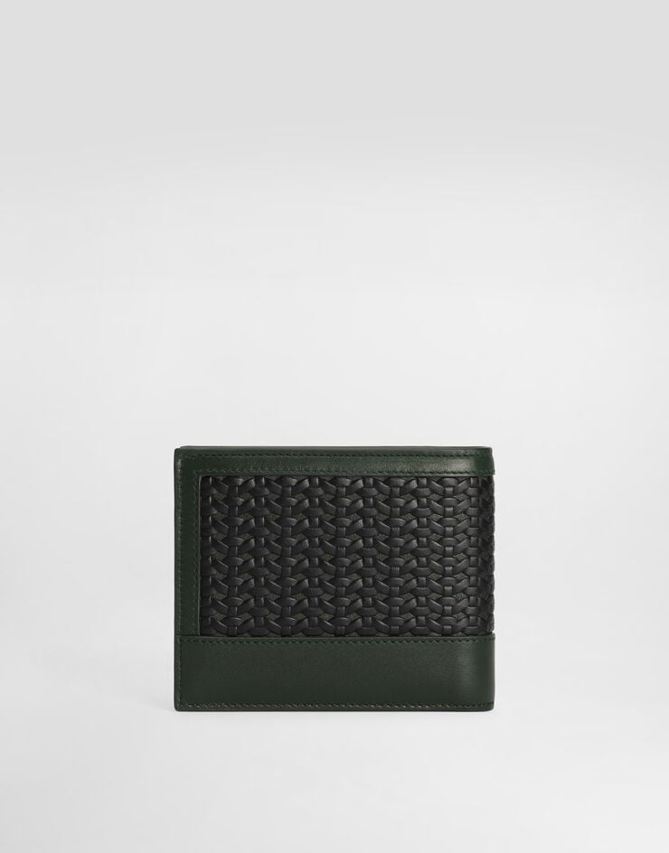 Dolce & Gabbana Plongé woven calfskin wallet Multicolor BP3102AN419