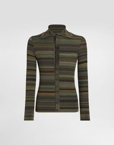 Dolce & Gabbana Ribbed wool cardigan  GXVBCTJDVL2