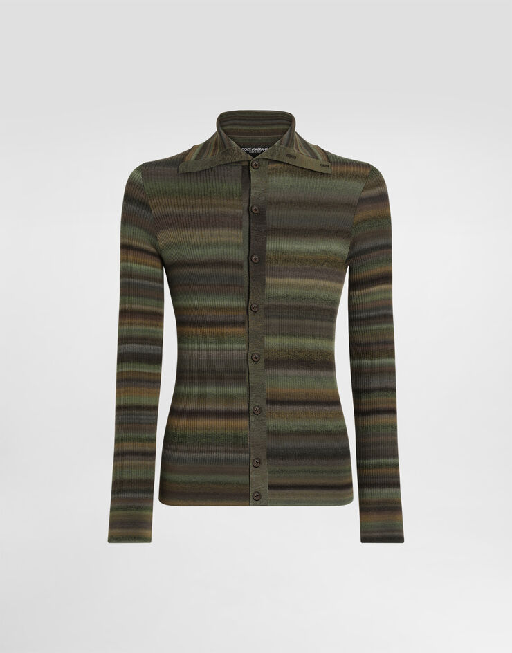 Dolce & Gabbana Ribbed wool cardigan  GXVBCTJDVL2