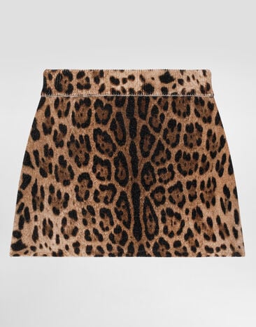 Dolce & Gabbana Wool printed skirt Print L5KI05JDVDT
