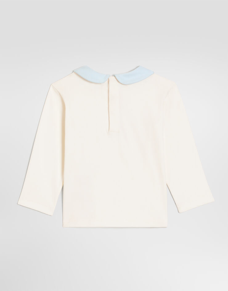 Dolce & Gabbana Camiseta en interlock con logo Dolce & Gabbana Camiseta en interlock con logo L1JTIMG7Q3F