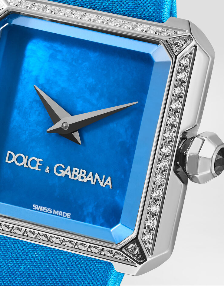 Dolce & Gabbana Sofia steel watch with colorless diamonds Dolce & Gabbana Sofia steel watch with colorless diamonds Blue WWJC2SXCMDT