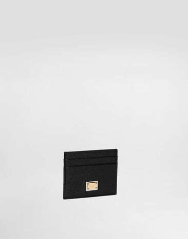 Dolce & Gabbana Calfskin card holder Black BI0330A1001