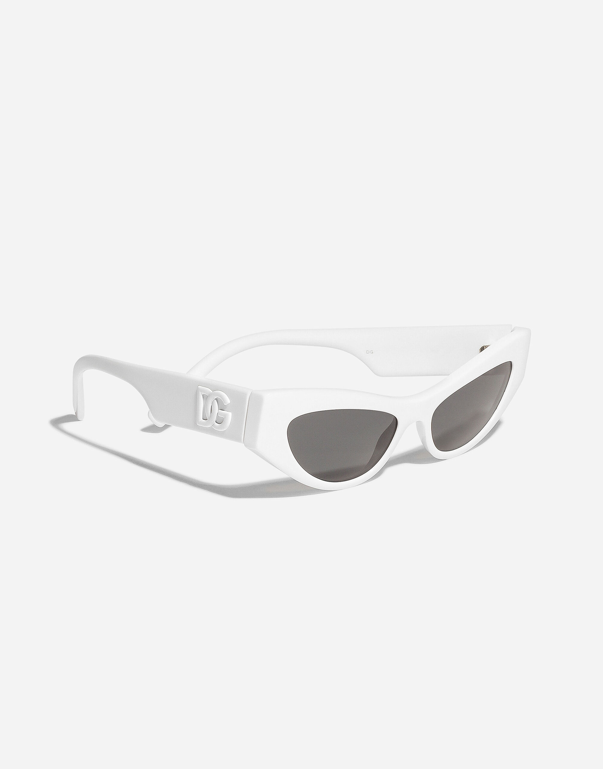 DG Logo sunglasses in White for Women Dolce Gabbana