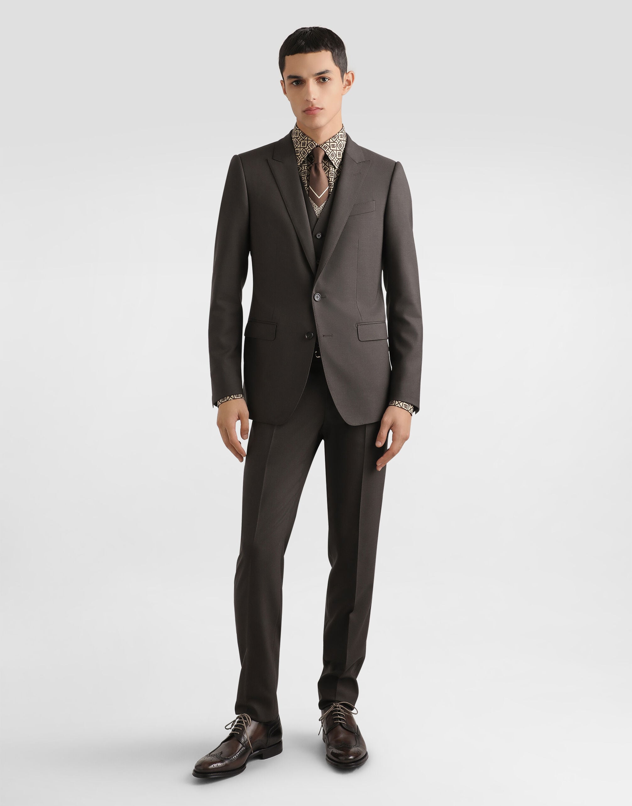 Printed silk twill martini shirt - thumbnail 4