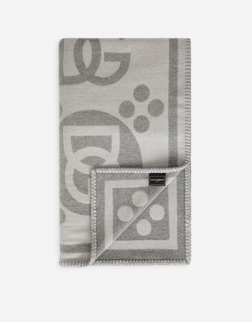 Dolce & Gabbana Wool Jacquard Blanket Multicolor TCE012TCAN2