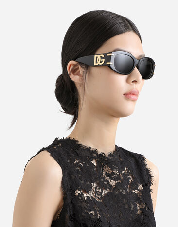 Dolce & Gabbana DG Griffe Sunglasses Black VG4502VP187
