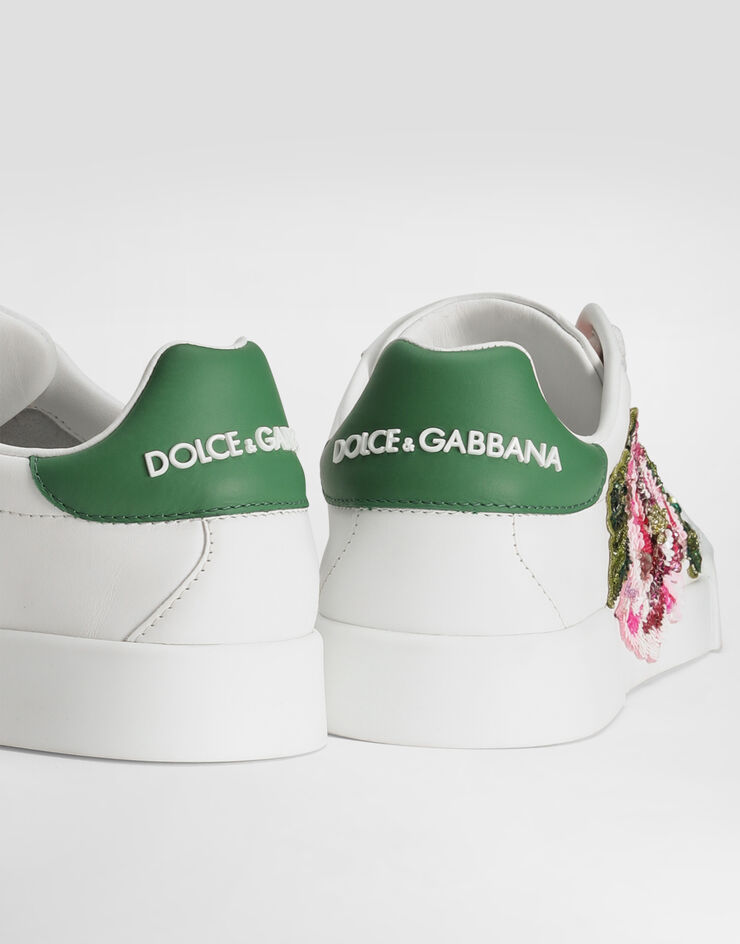 Dolce & Gabbana Zapatilla Portofino Light en piel de becerro Multicolor CK2318A6H61