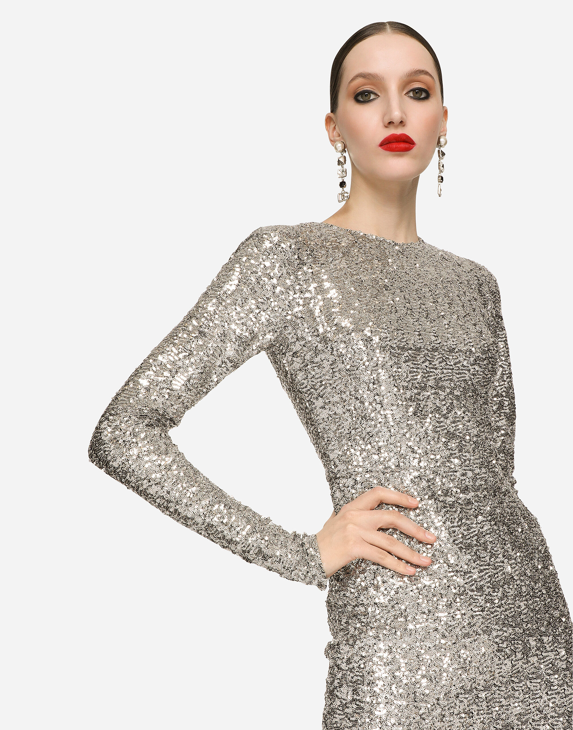 Dolce and on sale gabbana sequin dress
