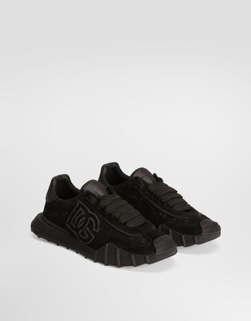 Dolce & Gabbana Sneaker DG Athletic en encaje Dolce & Gabbana Sneaker DG Athletic en encaje Black CK2487A3S64