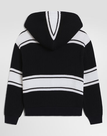 Dolce & Gabbana Striped cotton sweatshirt Multicolor L4JWMWFB7DP