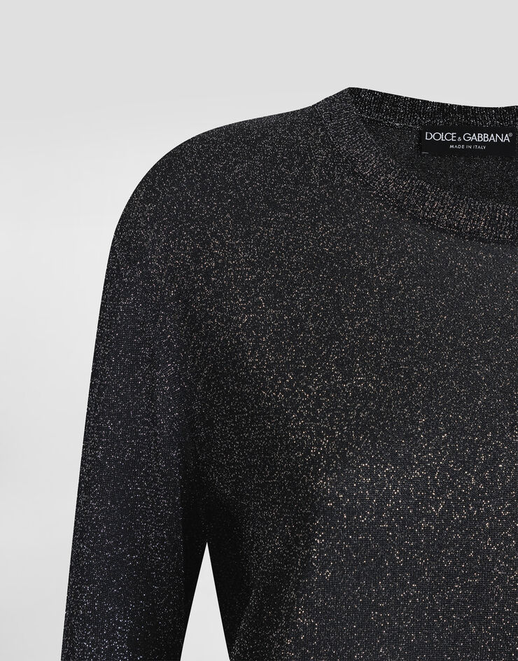 Dolce & Gabbana Metallic viscose pullover Dolce & Gabbana Metallic viscose pullover Multicolor FXXB8TJGMCE