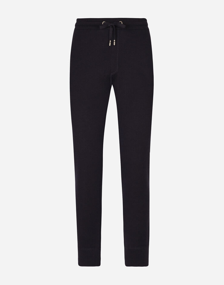 Dolce & Gabbana Pantalón de chándal de cachemira Azul GXU06TJFMCZ