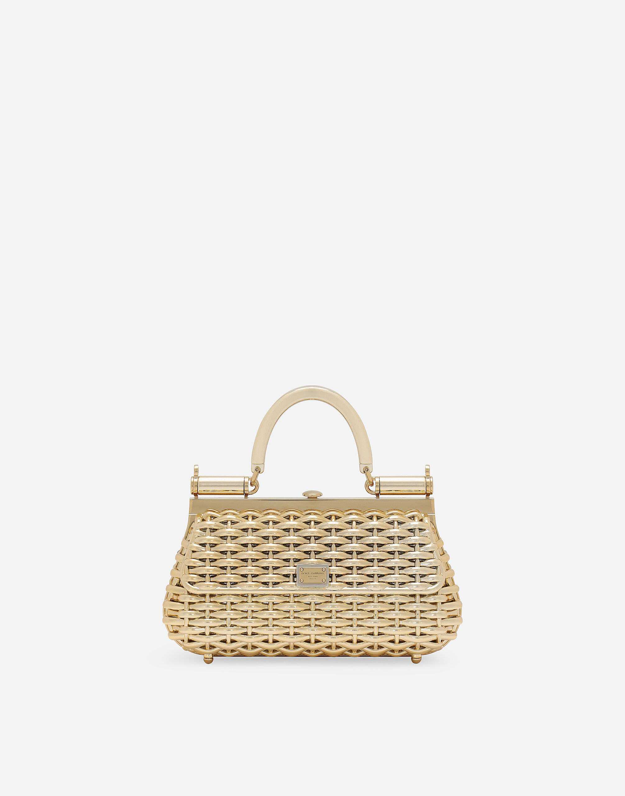 Dolce & Gabbana Sicily Box handbag Gold BB7618AU766