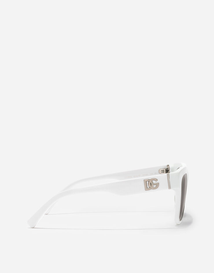 Dolce & Gabbana DG Crossed Sunglasses White VG4512VP287