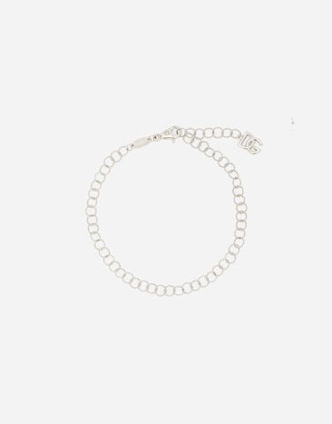 Dolce & Gabbana Link bracelet in 18k white gold and twisted wire Gold WBQA1GWQC01