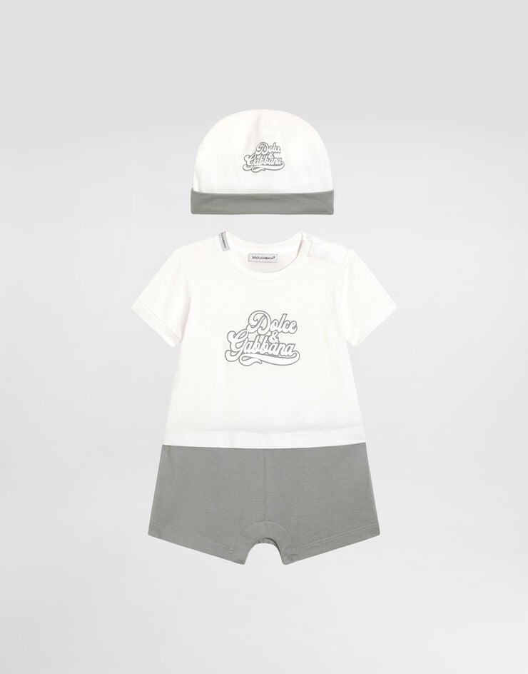 Dolce & Gabbana 2-piece jersey gift set with print Multicolor L1JO6TG7PTZ