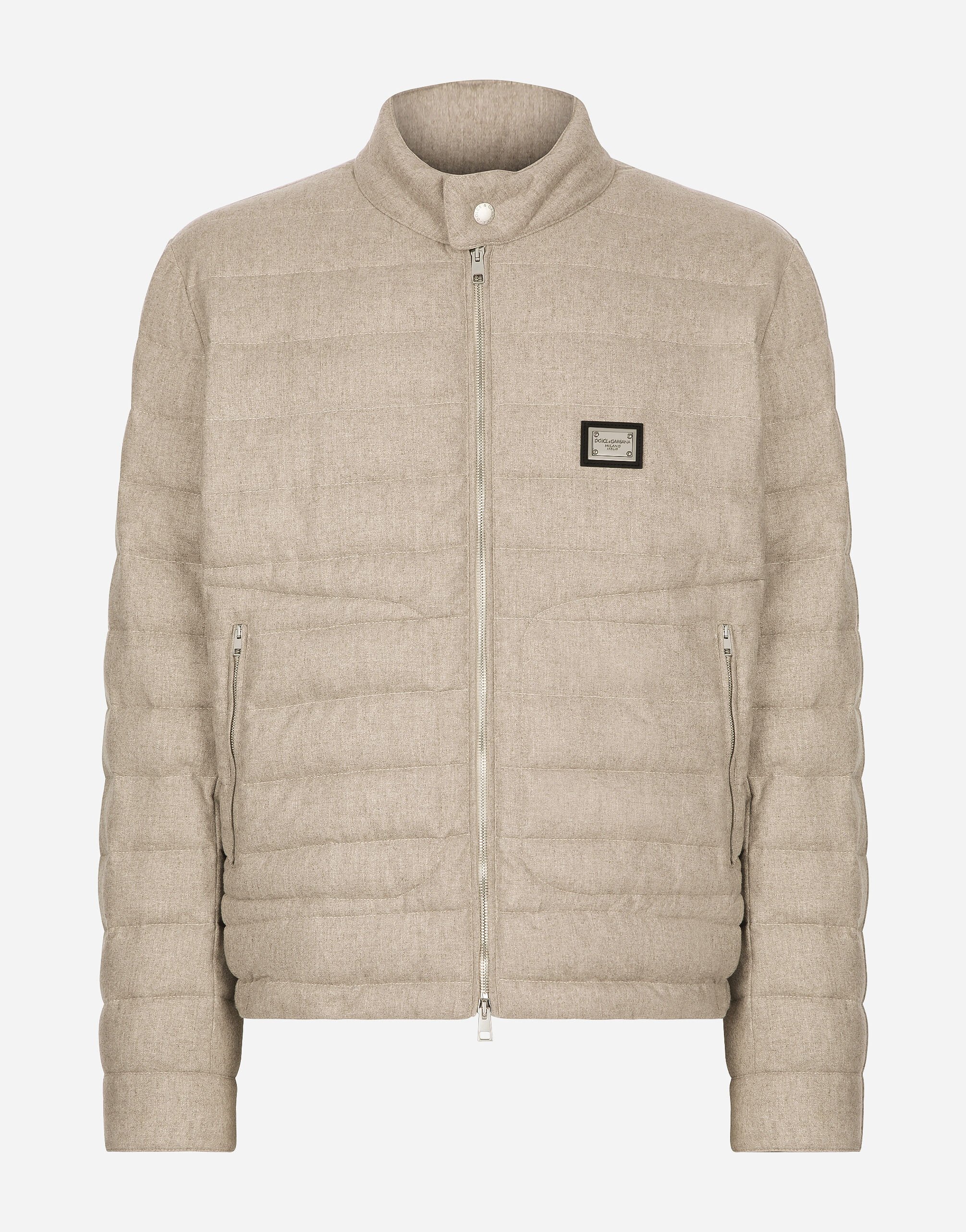 Dolce & Gabbana Quilted cashmere jacket Brown GXV16TJFMDS