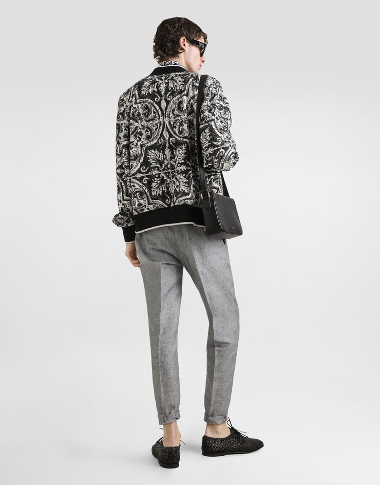 Dolce & Gabbana 마욜리카 프린트 코르도네토 레이스 재킷 멀티 컬러 G9BOSTISMKF
