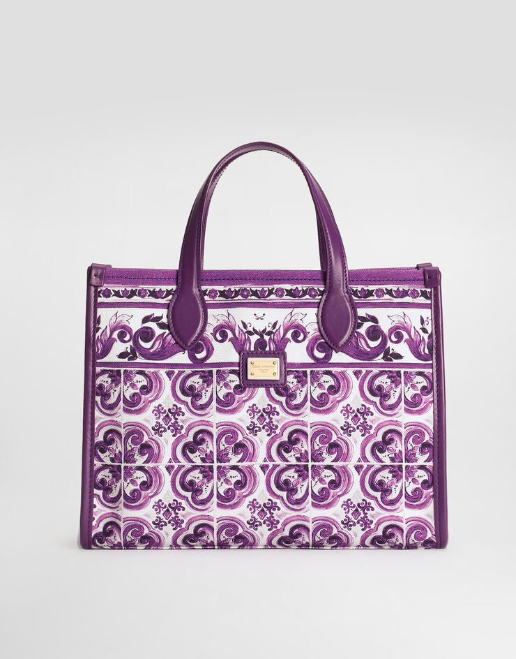 Dolce & Gabbana Printed canvas handbag Multicolor EB0252A7131