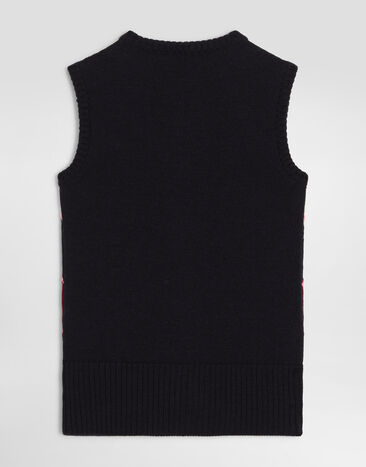 Dolce & Gabbana Virgin wool sweater vest  L5KWNCJDVGZ