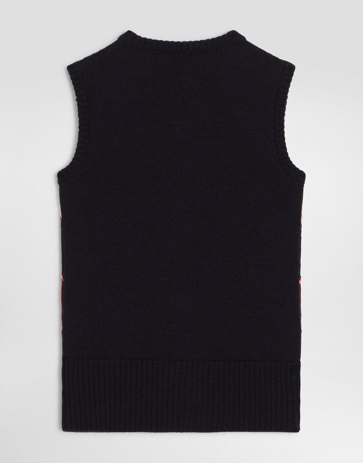 Dolce & Gabbana Virgin wool sweater vest  L5KWNCJDVGZ