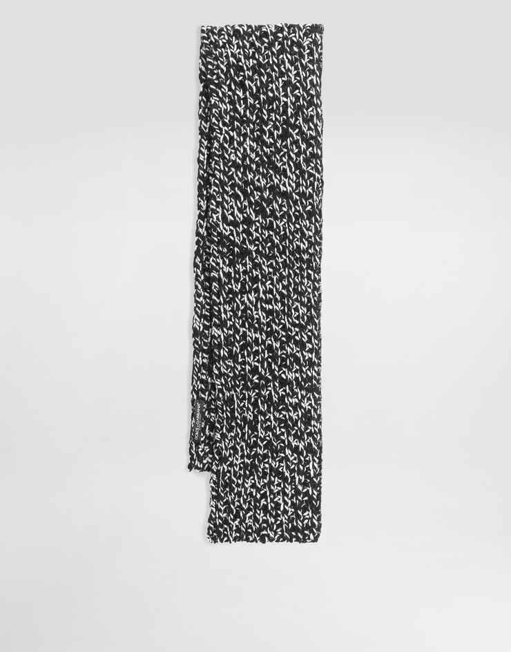 Dolce & Gabbana Cashmere knitted scarf Multicolor GX29KTJBW1B