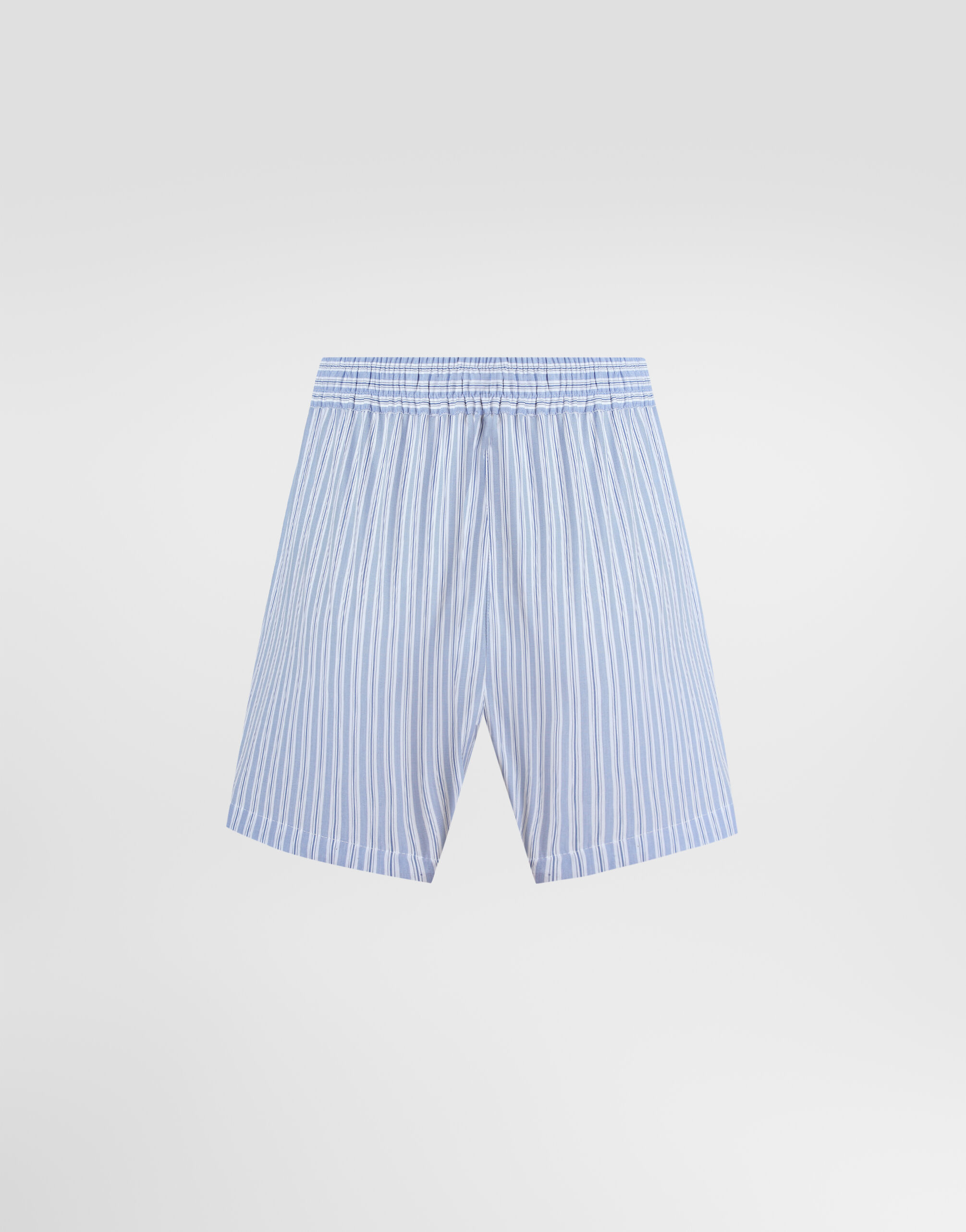 Striped poplin shorts - thumbnail 2