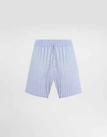 Dolce & Gabbana Striped poplin shorts Multicolor FTDJ1TFR510