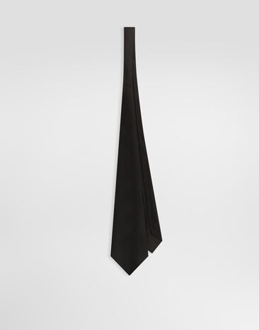 Dolce & Gabbana Krawatte aus Satin Schwarz GT160EGK062