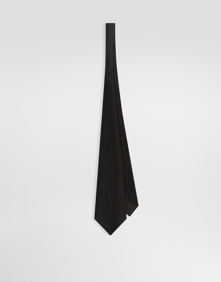 Dolce & Gabbana Krawatte aus Satin Schwarz GT160EGK062