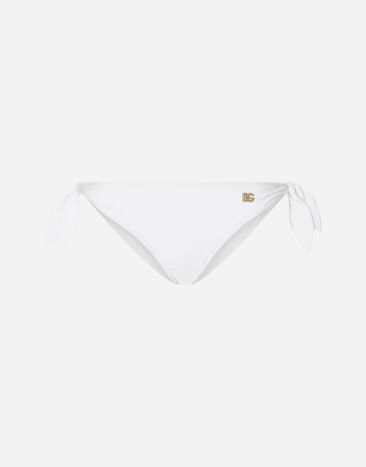 Dolce & Gabbana Tie bikini bottoms White O1A00JONO12