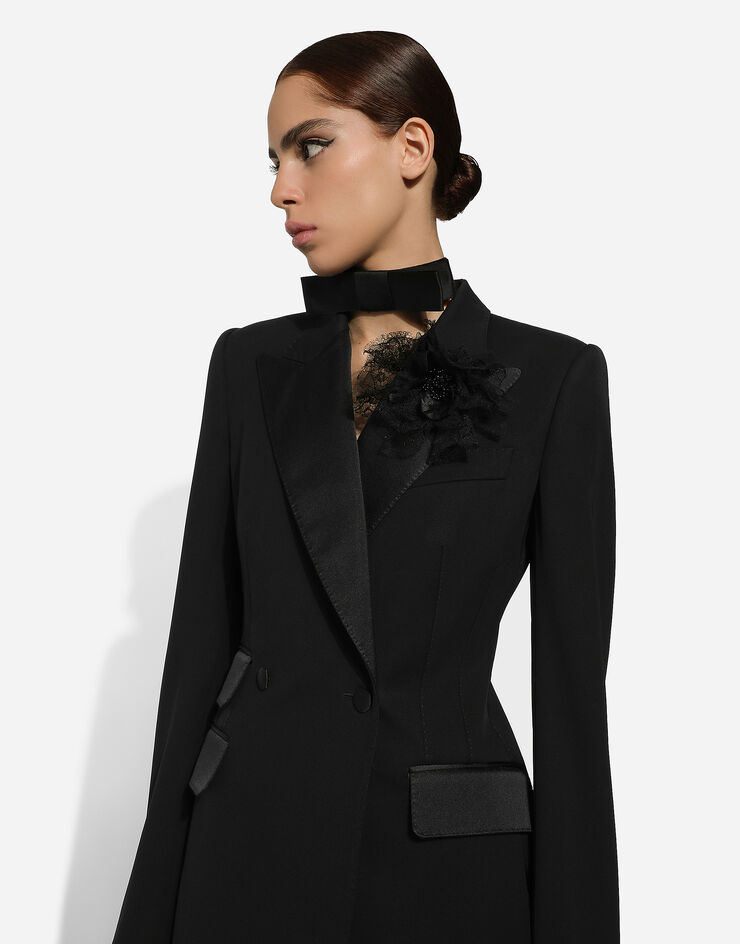 Dolce & Gabbana Брошь в форме цветка черный FX062AGDCIE