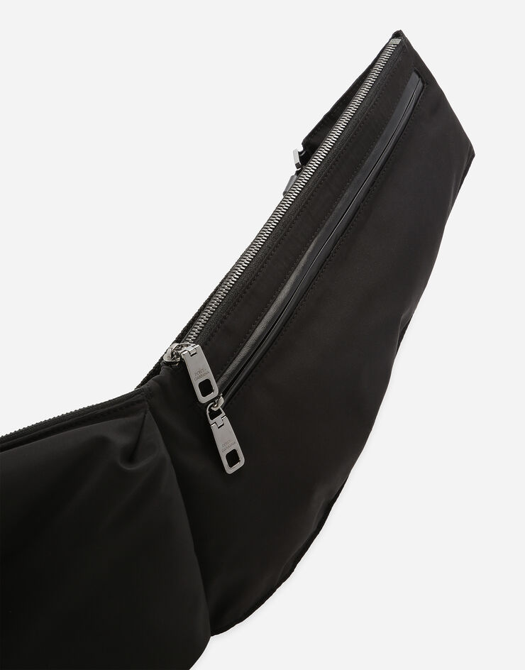 QHP Belt Bag with Braiding Set Black / Grey