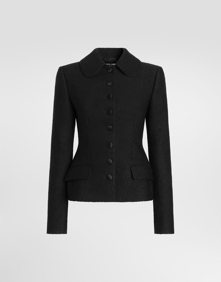 Dolce & Gabbana Single-breasted wool jacket Dolce & Gabbana Single-breasted wool jacket Black F27KKTFUZE1