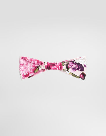 Dolce & Gabbana Peony-print interlock headband Multicolor LN5H50G7Q0D