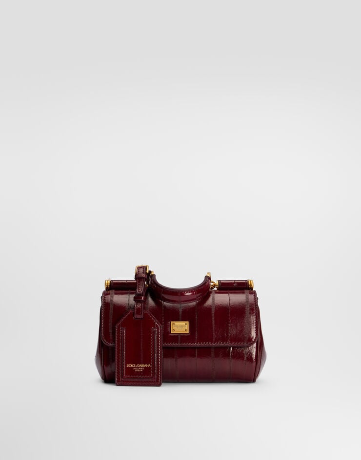 Dolce & Gabbana 핸드백 Mini My Sicily 장어가죽 소재 레드 BB7864B8291