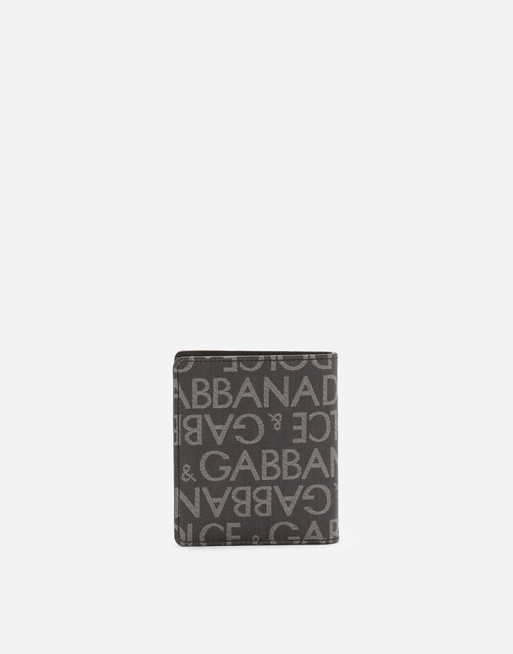 Dolce & Gabbana Tarjetero plegable de tejido jacquard revestido Multicolor BP3324AJ705