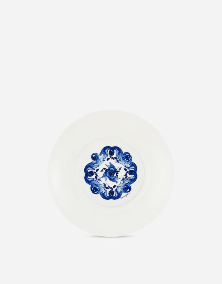 Dolce & Gabbana Set 2 Porcelain Soup Plates Multicolor TC0S05TCA88