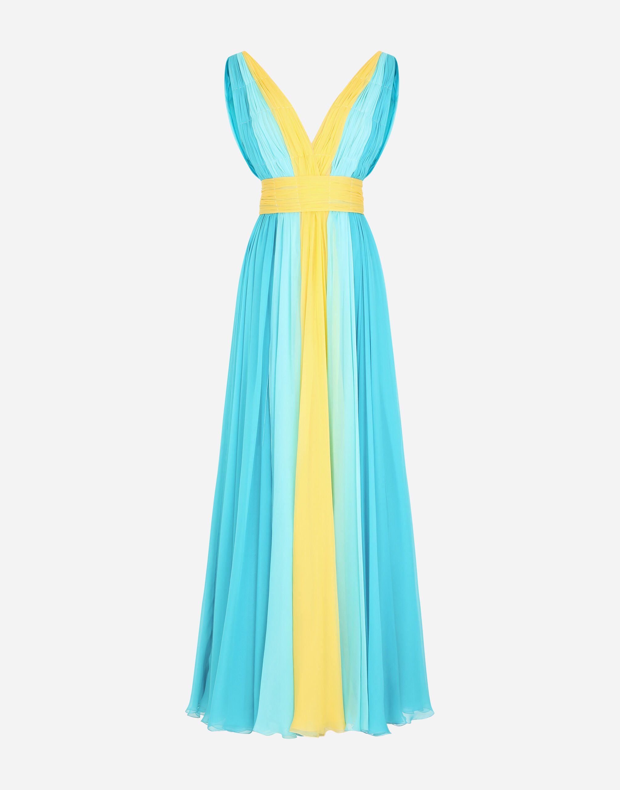 Multicolor chiffon discount dress